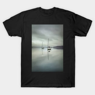 Boats in the mist T-Shirt